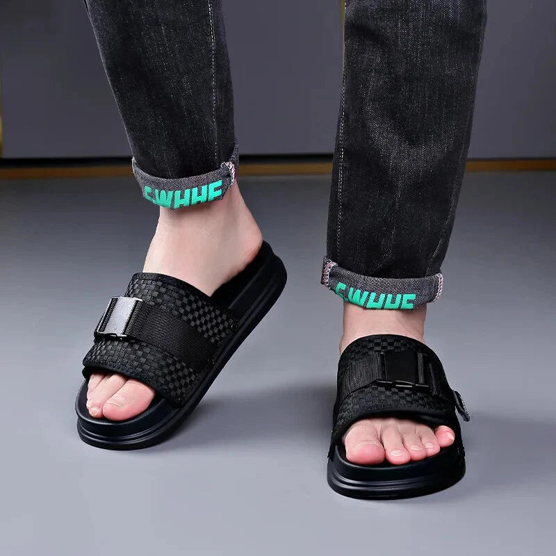 Summer Men Beach Slippers Waterproof Causal Sandals Breathable Walking Shoes