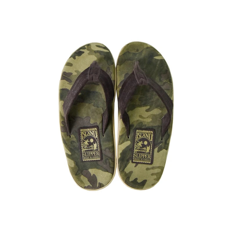 SALE - Island Slipper Men's Two Tone Leather and Suede Size 9