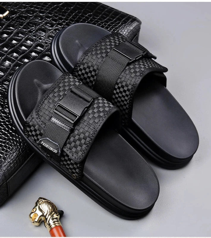 Summer Men Beach Slippers Waterproof Causal Sandals Breathable Walking Shoes