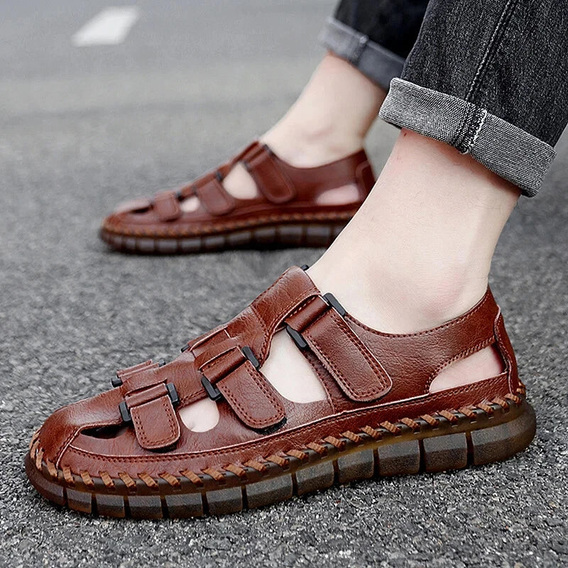 Summer Men Sandal Fashion Roman Slippers Breathable Comfortable Beach Shoes