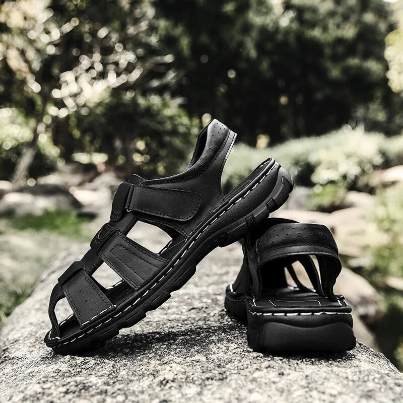 Summer Sandals for Men Fashion Classic Roman Slippers Breathable Beach Shoes