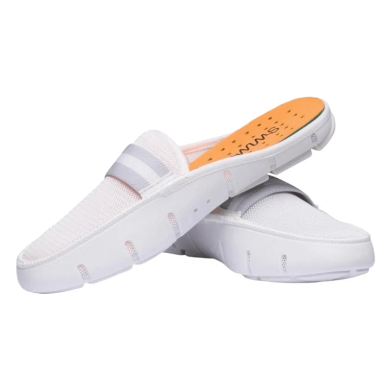 Swims Slide Loafer Sandals Beach Slippers White EVA US9