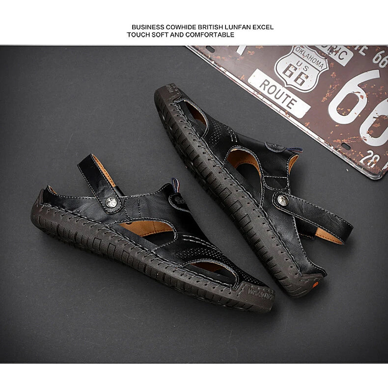 Summer Fashion Men Sandals Non-slip Hiking Shoes Platform Beach Slipper