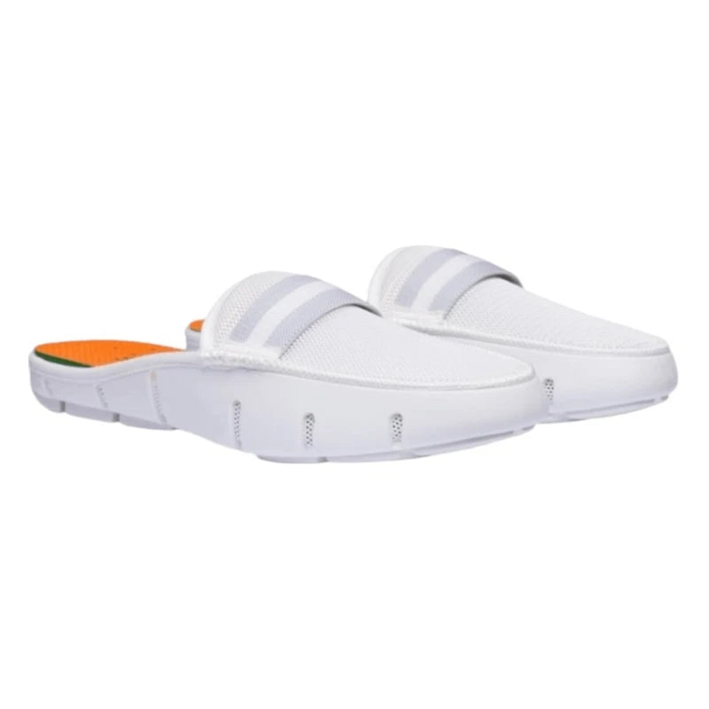 Swims Slide Loafer Sandals Beach Slippers White EVA US9