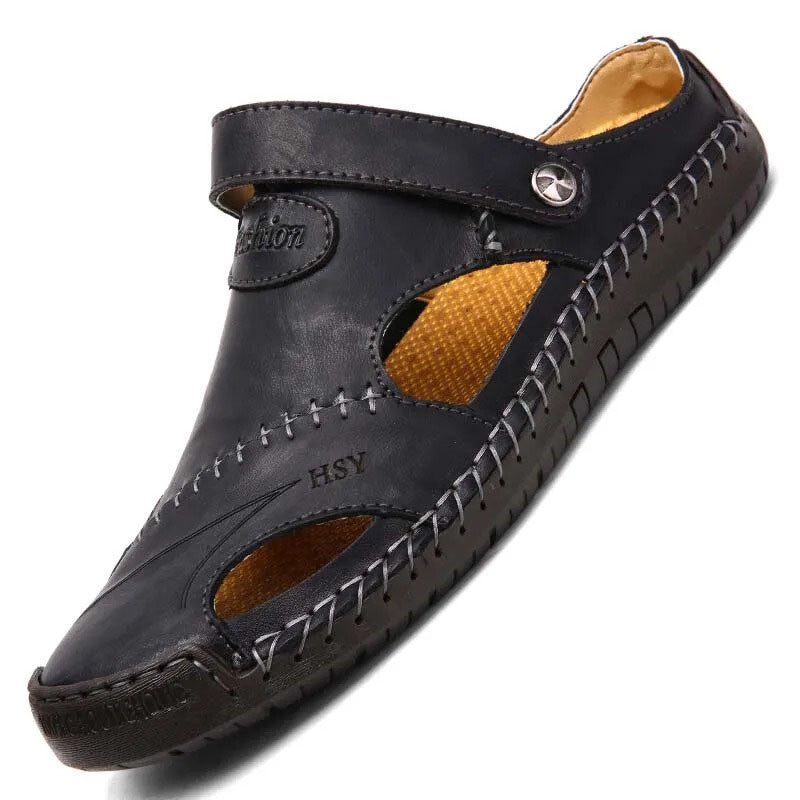 Mens Sport Closed Toe Sandals Summer Shoes Beach Fisherman Flat Slippers