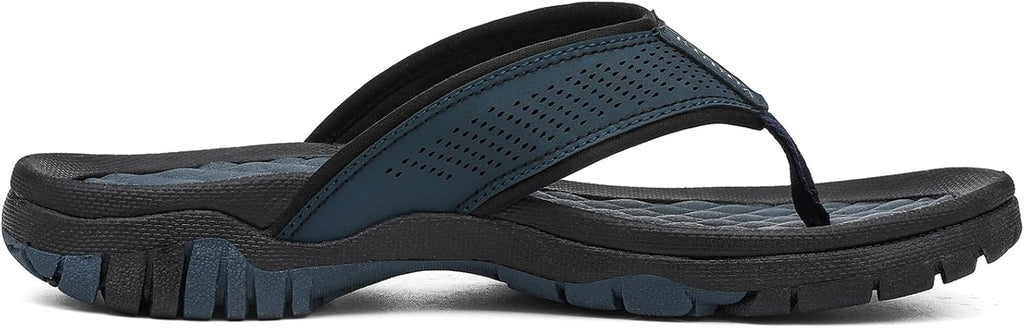 KUBUA Men's Beach Flip-Flops Water Sandals Outdoor Athletic Thong Sandal...