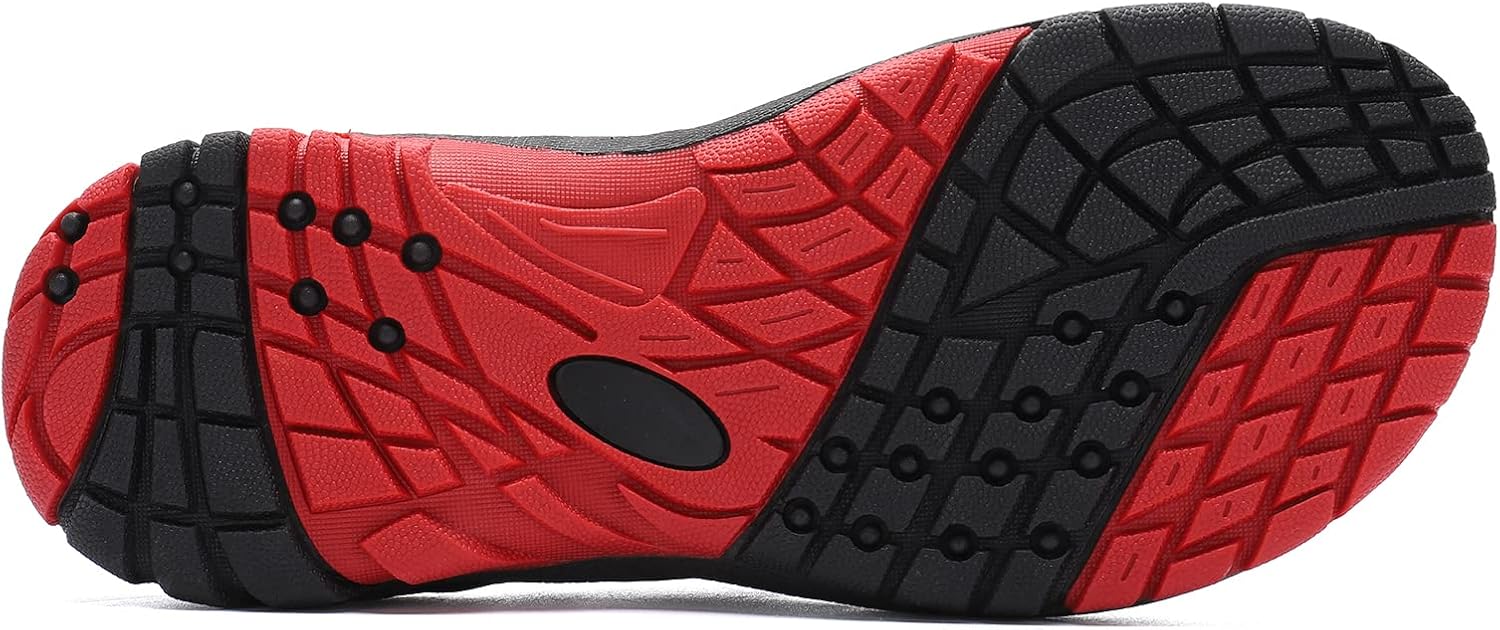 KUBUA Men's Beach Flip-Flops Water Sandals Outdoor Athletic Thong Sandal...