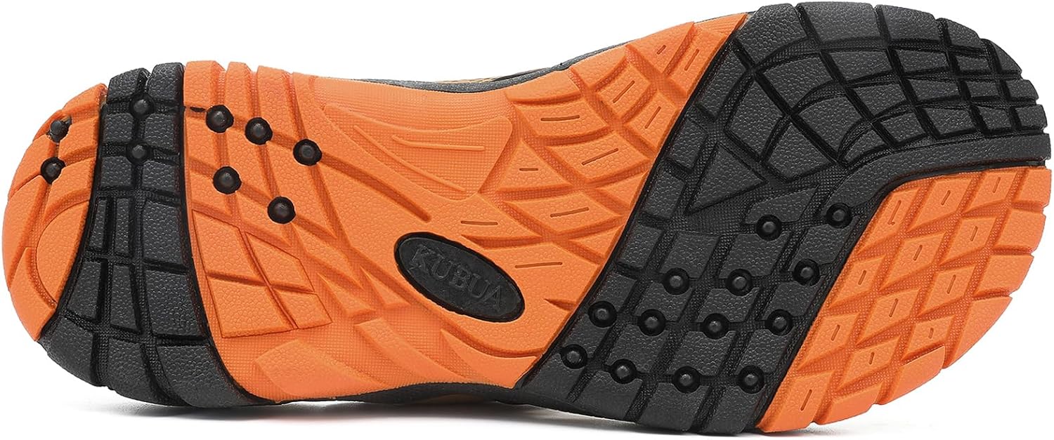 KUBUA Men's Beach Flip-Flops Water Sandals Outdoor Athletic Thong Sandal...
