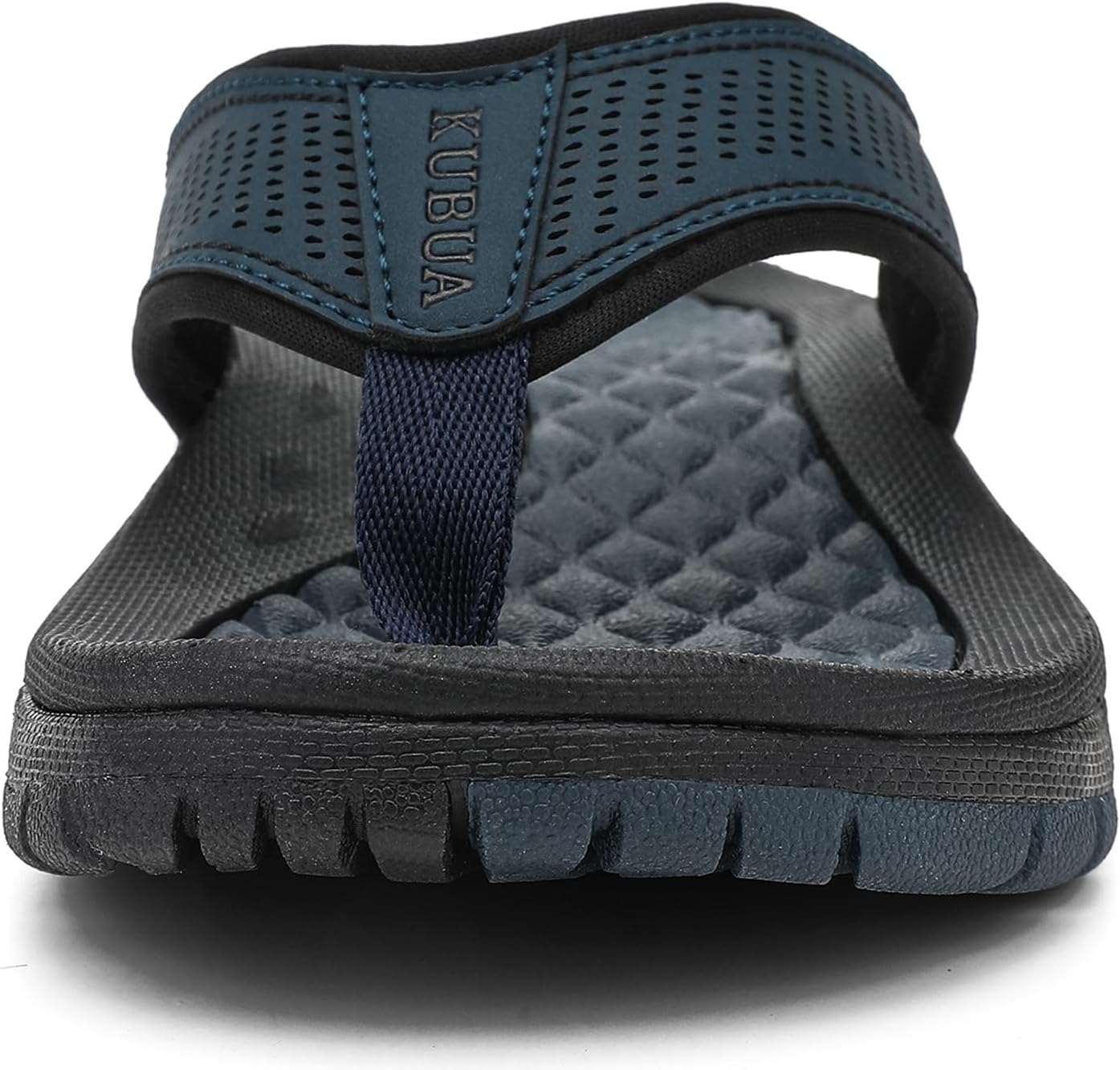 KUBUA Men's Beach Flip-Flops Water Sandals Outdoor Athletic Thong Sandal...