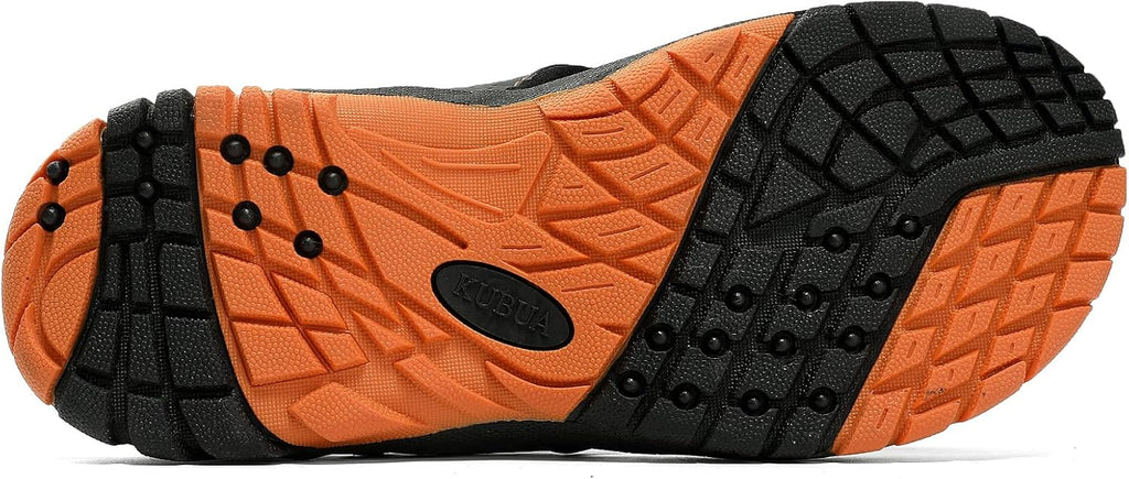 KUBUA Men's Beach Flip-Flops Water Sandals Outdoor Athletic Thong Sandal...
