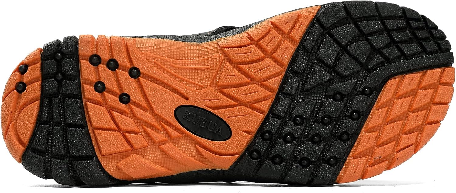 KUBUA Men's Beach Flip-Flops Water Sandals Outdoor Athletic Thong Sandal...