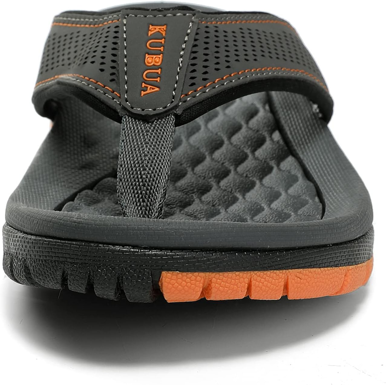 KUBUA Men's Beach Flip-Flops Water Sandals Outdoor Athletic Thong Sandal...