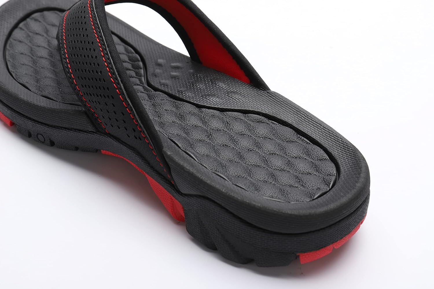 KUBUA Men's Beach Flip-Flops Water Sandals Outdoor Athletic Thong Sandal...