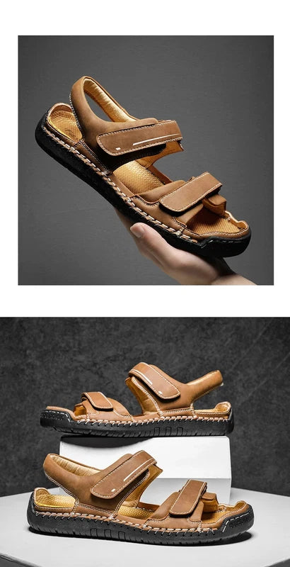 Summer Men's Classic Sandals Comfortable Slippers Beach Outdoor Casual Shoes