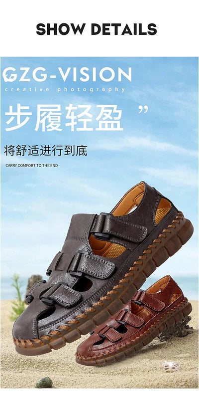 Summer Men Sandal Fashion Roman Slippers Breathable Comfortable Beach Shoes
