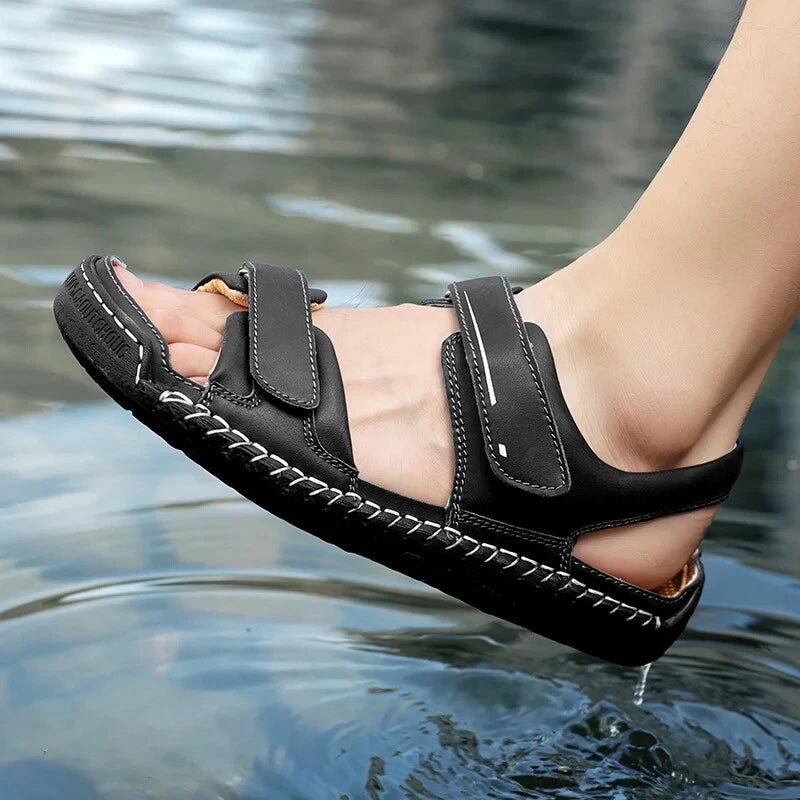 Summer Men's Classic Sandals Comfortable Slippers Beach Outdoor Casual Shoes