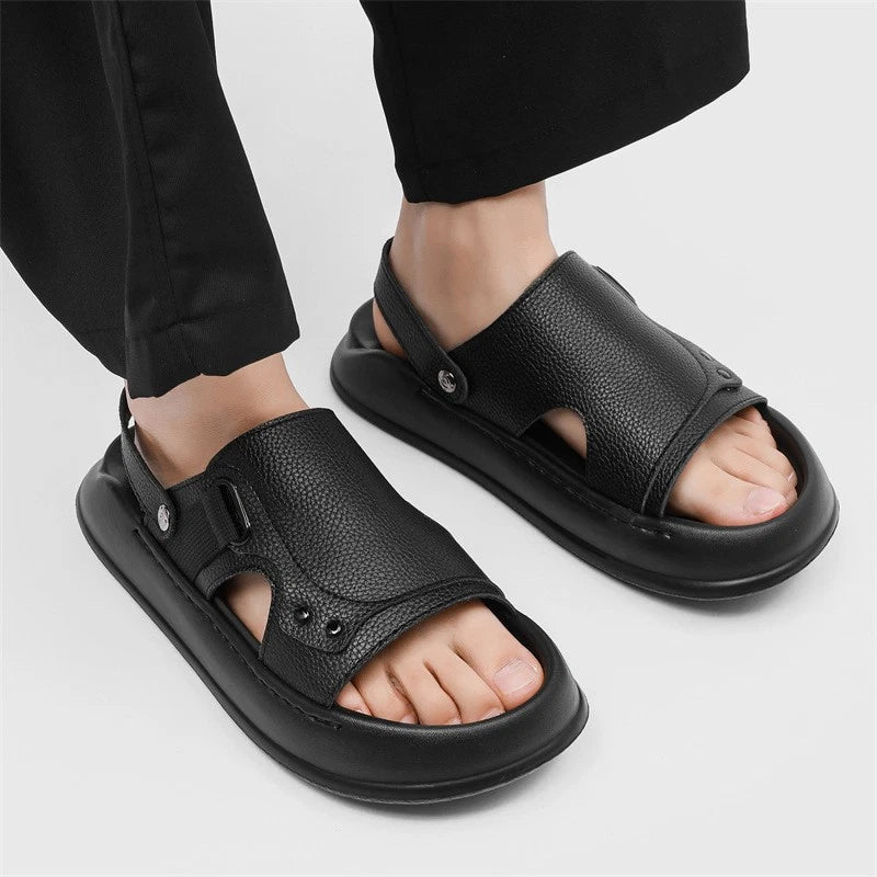 Men's Summer Beach Holiday Platform Sport Sandals Casual Mules Slides Slippers