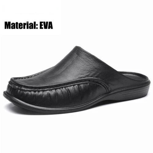 Men's Slippers Slip on Flats Beach close toe Sandals Shoes casual