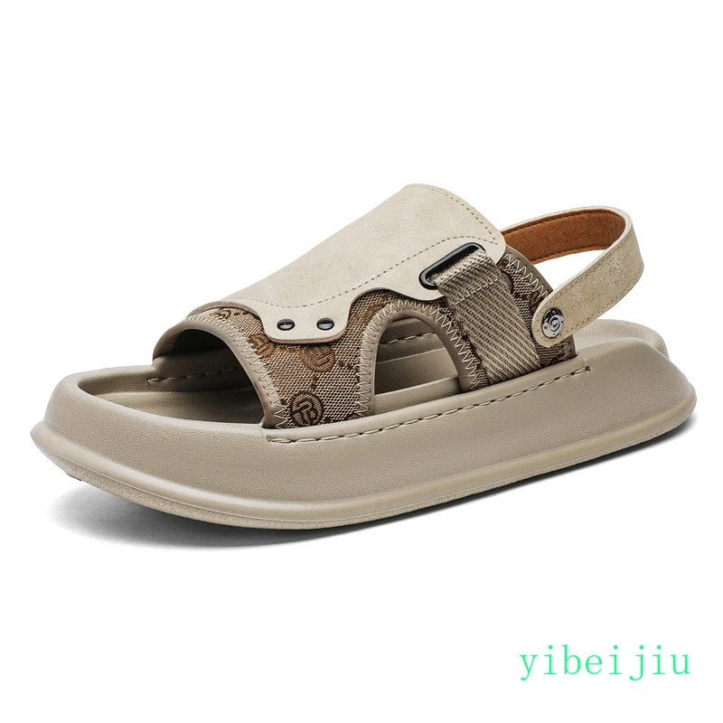 Men's Summer Beach Holiday Platform Sport Sandals Casual Mules Slides Slippers
