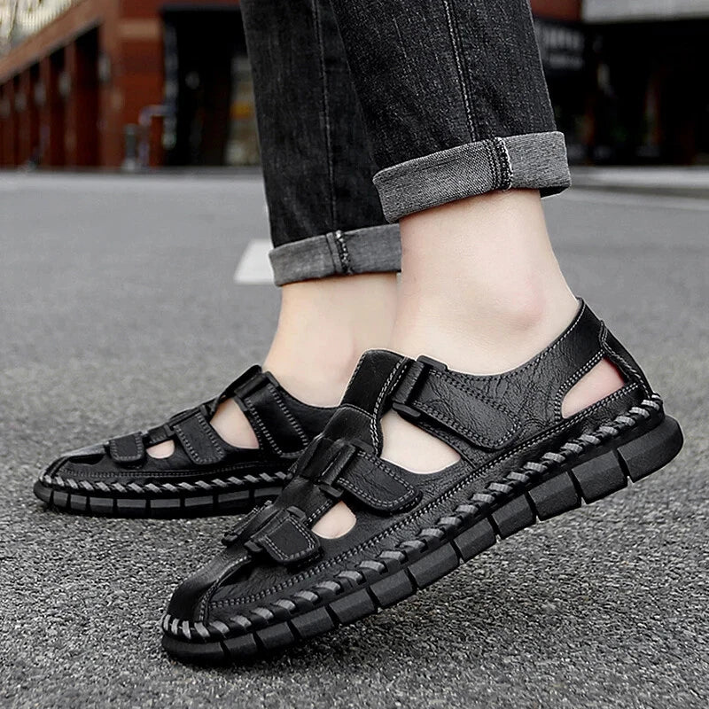 Summer Men Sandal Fashion Roman Slippers Breathable Comfortable Beach Shoes