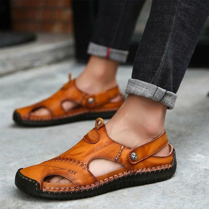 Men Sport Sandals Summer Casual Beach Shoes Closed Toe Walking Travel Outdoor sz