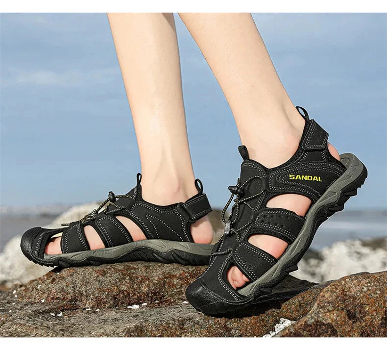 Men Summer Sandals Non-slip Casual Shoes Comfortable Beach Breathable Slippers