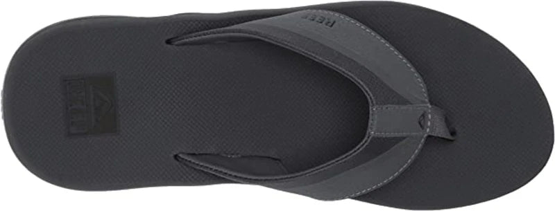 Reef Men Anchor Water friendly Comfortable and Lightweight Flipflop Sandal Gray,