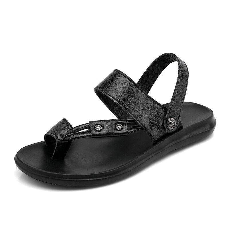 Men's Summer Beach Casual Ring Toe Slippers Flats Slingbacks Sandals Shoes 38-44