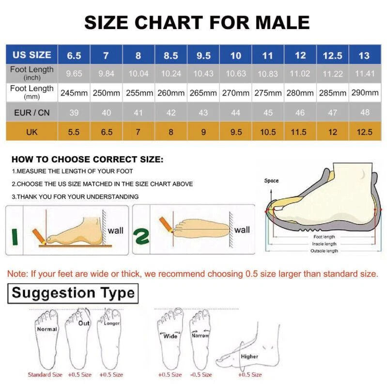 Men's Slippers Slip on Flats Beach close toe Sandals Shoes casual