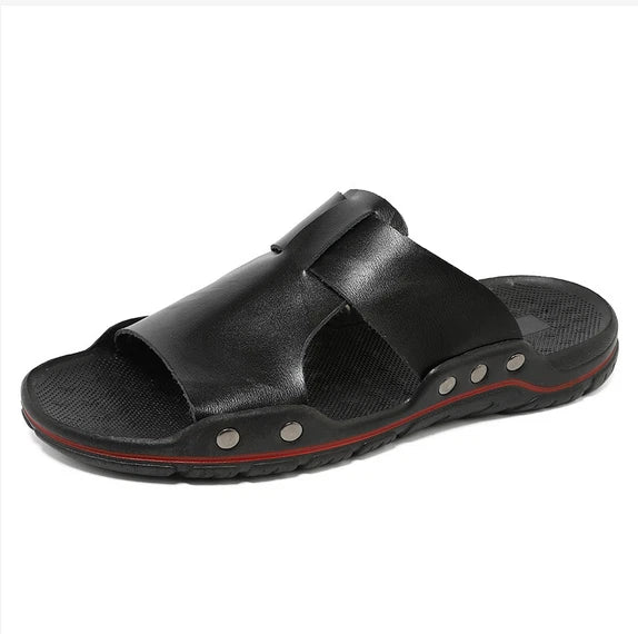 38-48 Plus Size Mens Beach Holiday Open Toe Sandals Slippers Flats Shoes Summer