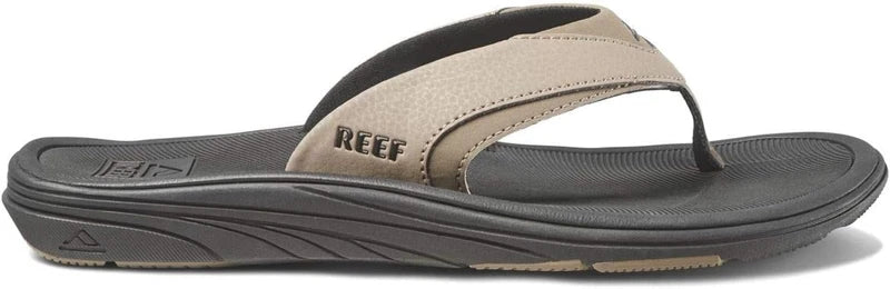 Reef Modern Men’s Flip-Flop Thong Sandal – Black Tan, Comfortable & Durable Beac
