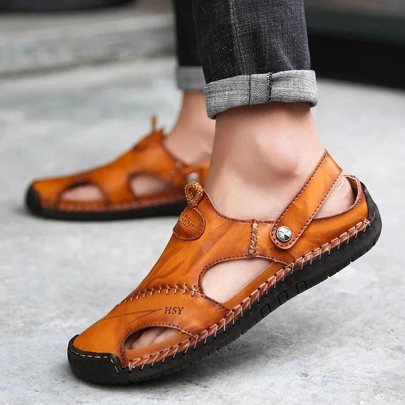 Mens Sport Closed Toe Sandals Summer Shoes Beach Fisherman Flat Slippers