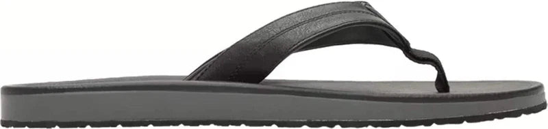 Reef Men’s Journeyer Flip-Flop Thong Beach Sandal Black Gray RF0A39UGRFBLG