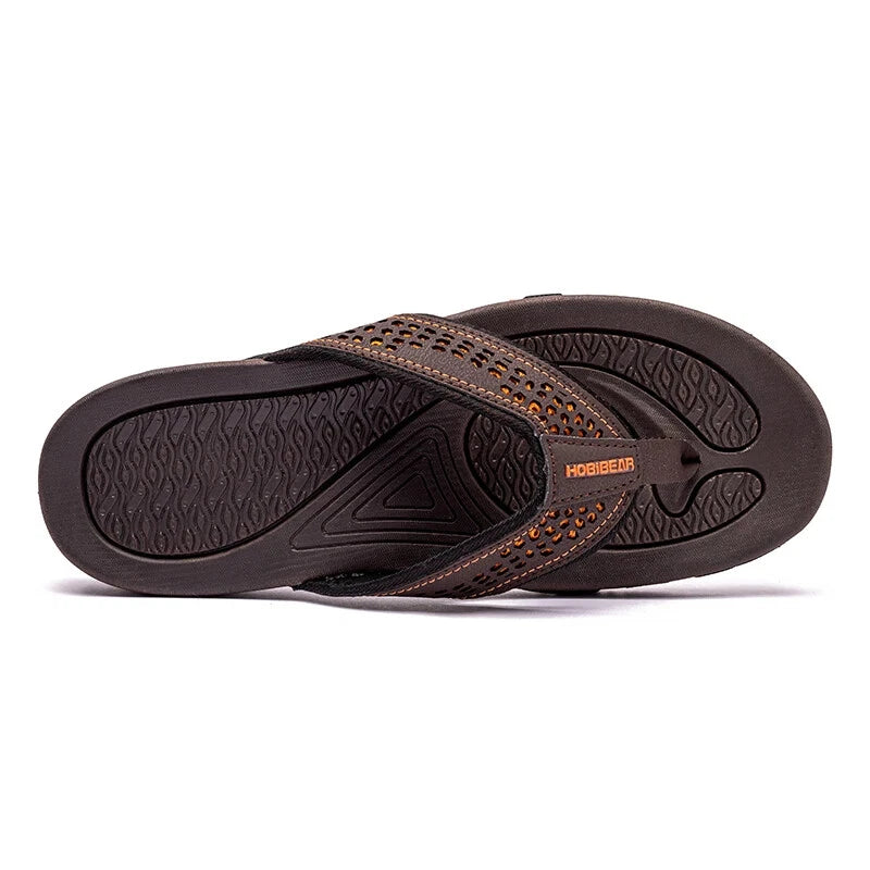 Summer Men Flip Flops Outdoor Slippers Flats Beach Casual Shoes Size 40-50