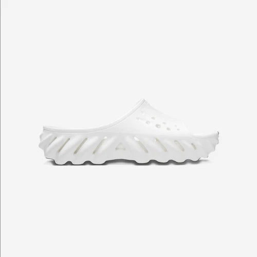 Men's Crocs Echo Slide White 12 M New Casual Sandals