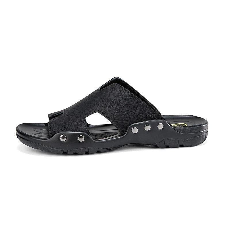 Plus Size Sandals Slippers Men's Open Toe Flats Flips Flops Beach Outdoor New