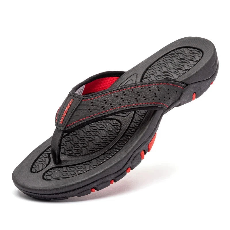 Summer Men Flip Flops Outdoor Slippers Flats Beach Casual Shoes Size 40-50