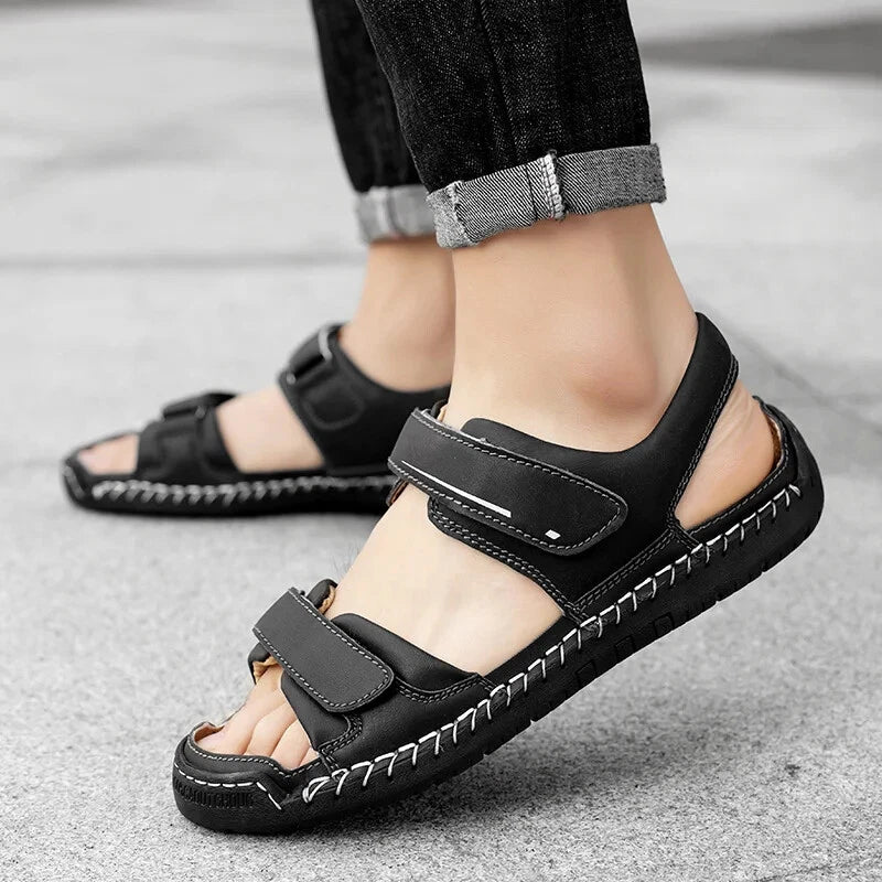 Summer Men's Classic Sandals Comfortable Slippers Beach Outdoor Casual Shoes