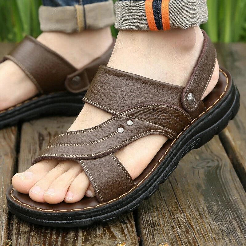 New Mens Slingbacks Sandals Open Toe Slippers Straps Wlaking Sports casual Shoes