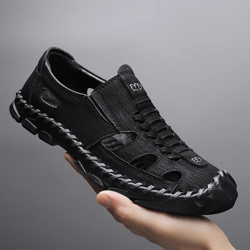 Men Sandals Comfortable Flats Outdoor Beach Casual Shoes Slippers Big Size 38-48