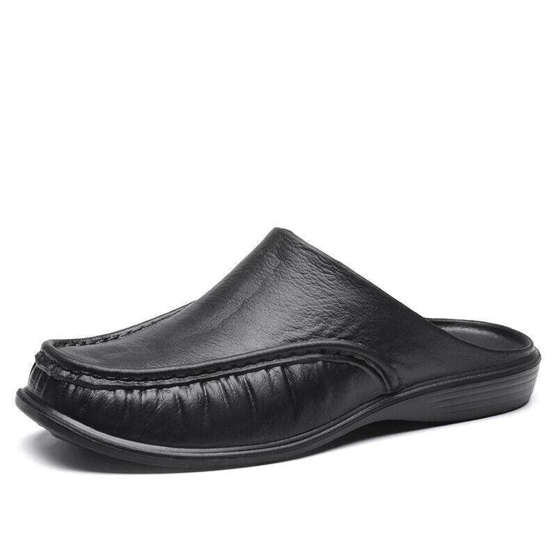 Men's Slippers Slip on Flats Beach close toe Sandals Shoes casual