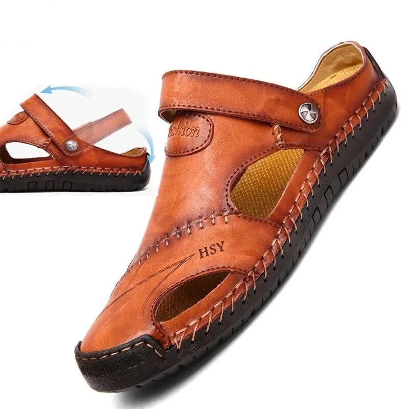 Mens Sport Closed Toe Sandals Summer Shoes Beach Fisherman Flat Slippers