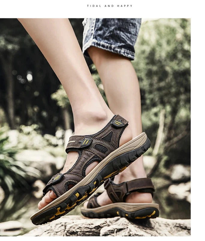 Men's Summer Sandals Outdoor Beach Casual Shoes Lightweight Comfort Slippers