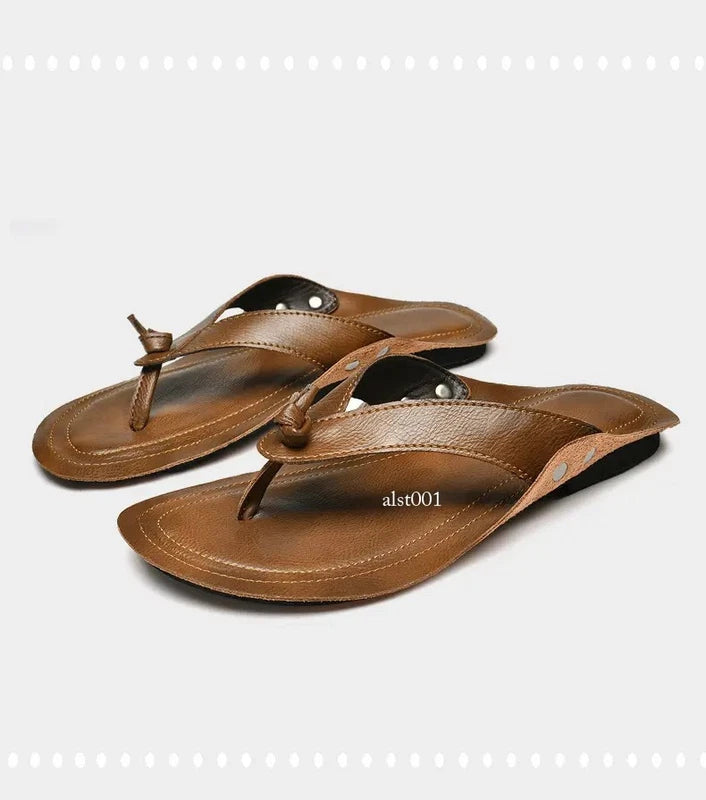38-47 Plus Size Mens Flip Flops Flats Slippers Sandals Casual Summer Shoes Beach