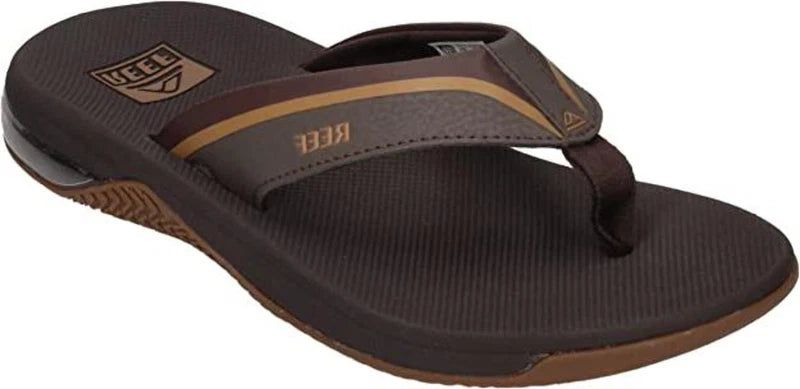 Reef Men Anchor Water friendly Comfortable and Lightweight Flipflop Sandal Gray,