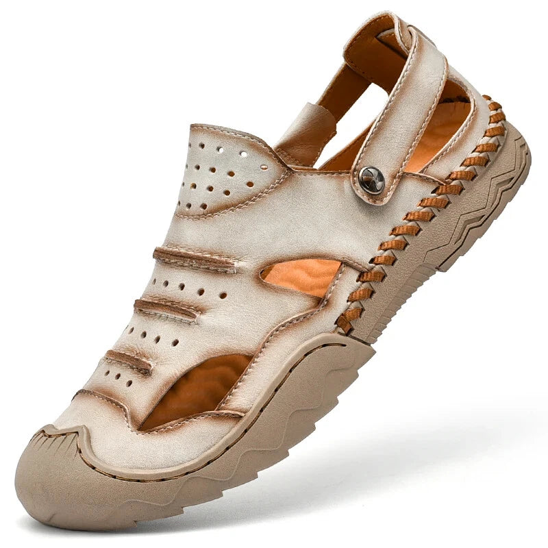 Summer Men's Breathable Mesh Sandals Casual Lightweight Shoes Beach Slippers