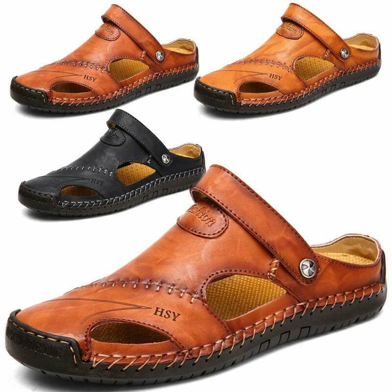 Men Sport Sandals Summer Casual Beach Shoes Closed Toe Walking Travel Outdoor sz