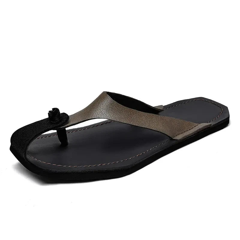 Men's Flip Flops Sandals Beach Slippers Falt Shoes Summer Oversize Fashion Chic