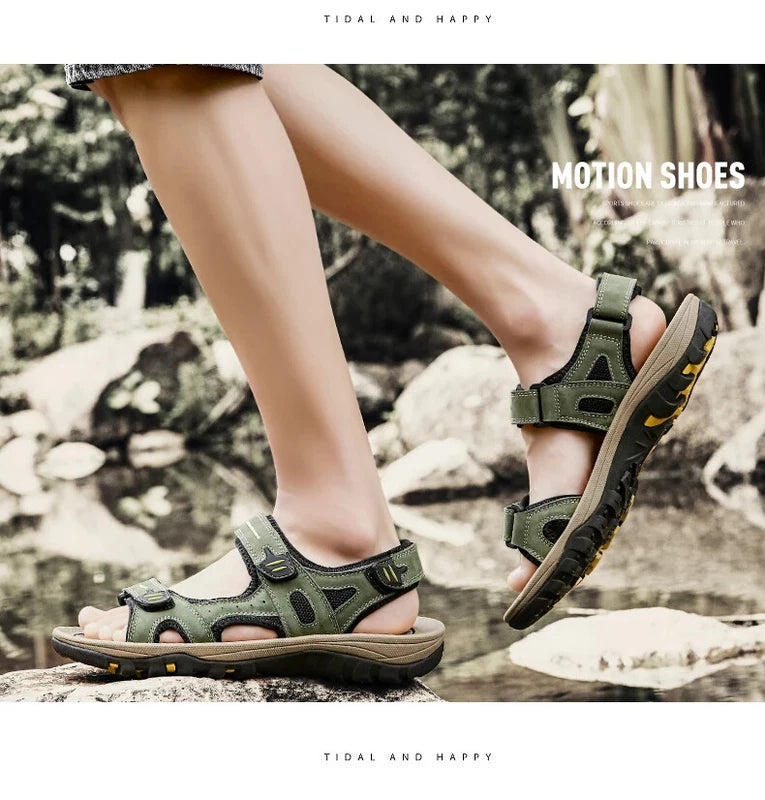Men's Summer Sandals Outdoor Beach Casual Shoes Lightweight Comfort Slippers