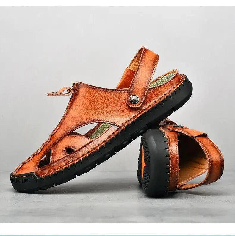 Men's Hollow Out Sandals Outdoor Comfortable Beach Slippers Casual Shoes Summer